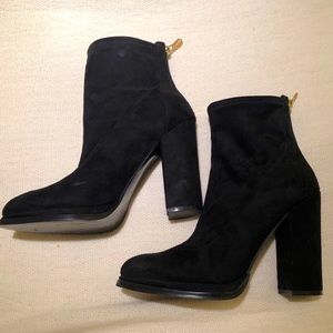 GUESS - Little black booths - suede